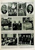 Original Old Vintage Print 1950 People Labour Party Dorking Lowe Oxford Plummer