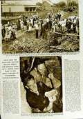 Original Old Vintage Print 1950 GMining Wedderburn Australia Melbourne 20th