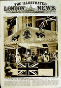 Original Old Vintage Print 1950 Nairobi City Duke Gloucester Coat Arms Dais