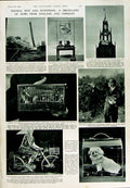Original Old Vintage Print 1950 Robot Motor-Cycle Hermann Goering Chislehurst