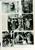 Old Vintage Print 1950 Antarctic Stonington Island Graham Land Scientist 20th