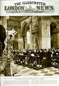 Old Vintage Print 1950 Paul'S Cathedral Parliament Pre-Election Service 20th