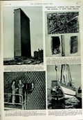 Original Old Vintage Print 1950 Archaeology Science Naval Laboratory Ship Boleh