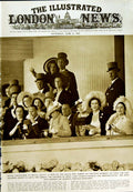 Original Old Vintage Print 1950 Royal Ascot Queen Duchess Kent Lady Ramsay King