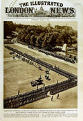 Old Vintage Print 1950 Horse Guards Parade King Landau Buckingham Palace 20th
