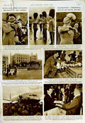 Antique Old Print 1950 Princess Elizabeth Shah Persai Grantham Kenya Lord 20th