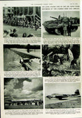 Old Vintage Print 1950 Queen Mary Elsinore Rome Prince Denmark Air-Liner 20th