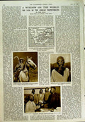 Old Vintage Print 1950 Rector Andrew'S University Scotland Africa Khama 20th