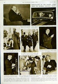Old Vintage Print 1950 Lord Woolton Phillips Martell Churchill Strachey 20th