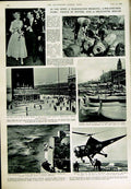 Old Vintage Print 1950 Indonesia Ballet Kintamani Adjeng Navy Helicopter 20th