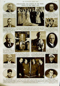 Antique Old Print 1950 Herbert Morrison Labour Party Princess Ismay Cohen 20th