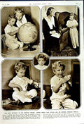 Old Vintage Print 1950 Crown Prince Carl Gustaf Princess Sybilla Sweden 20th