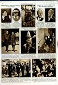 Original Old Vintage Print 1950 Lancaster Bikram Shah King Nepal Duke Edinburgh