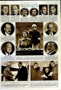 Old Vintage Print 1950 Personality Davies Jansen Torrance Prince Charles 20th