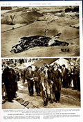 Original Old Vintage Print 1950 Knockshinnoch Miners Colliery Rescue Ayrshire
