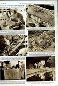 Original Old Vintage Print 1950 Archaeology British Museum Thacker Canterbury