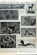 Original Old Vintage Print 1950 Effigy Lawrence Arabia Art Gallery Washington