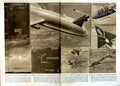 Old Vintage Print 1950 Air Defence Jet Bomber Aeroplane Fighter Aircraft 20th