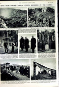 Old Vintage Print 1950 Clement Attlee British Minister Europe Mount Etna 20th