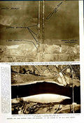 Original Old Vintage Print 1950 American Floods Brooklyn Ship Jersey Manchuria