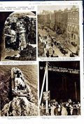Old Vintage Print 1950 Motor Exhibition Cars Australia Brisbane Windmill 20th