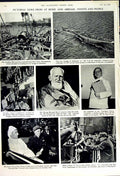 Original Old Vintage Print 1950 Tongking French Siers War Moroccan Ship Shaw
