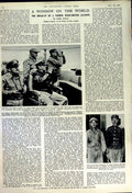 Old Vintage Print 1950 Ship Vanguard Crossbow Gibraltar Korean War Wolmi 20th