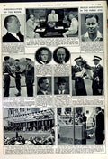 Old Vintage Print 1950 Mr Churchill Parliament Bernhard Princess Irene 20th