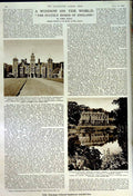 Original Old Vintage Print 1950 Cstreamers Sier King Guards Parade Blickling