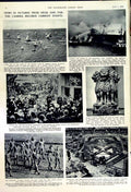 Antique Old Print 1950 Busch Theatre Lewis Ebert Jurinac Rugby Asoka Lion 20th