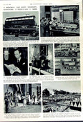 Old Vintage Print 1949 Bus Kent Fire-Brigade Miles Dempsey Calcutta Bomb 20th
