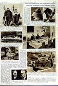 Old Vintage Print 1949 Shipwreck Suits German Helmet Gadgets Railway Car 20th