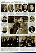 Old Vintage Print 1949 German Cabinet Earl Harewood Marion Stein Garner 20th