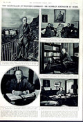 Original Old Vintage Print 1949 Konrad Adenauer Germany Chancellor Federal 20th