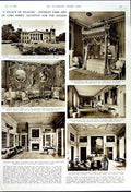 Original Old Vintage Print 1949 Ostreley Park Lord Jersey Dining Room Library