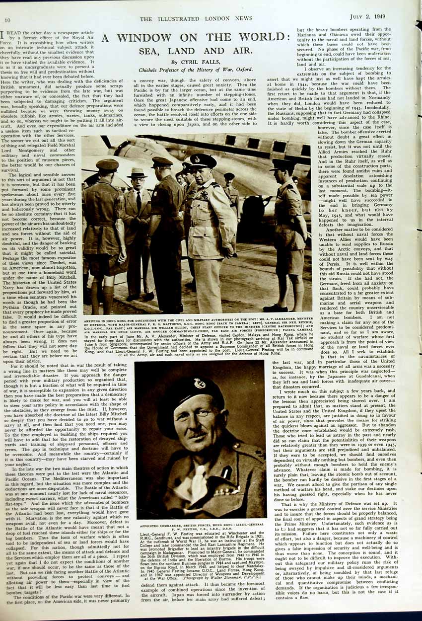 Old Vintage Print 1949 Chauffeurs Mausoleum Quito Festing Alexander War 20th
