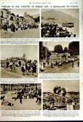 Antique Old Print 1949 Seals Adoni Nur Jordanian Tomb Jerusalem Skymaster 20th