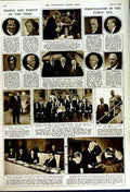 Old Vintage Print 1949 Submarine Derwent Whittington Edinburgh Don Juan 20th