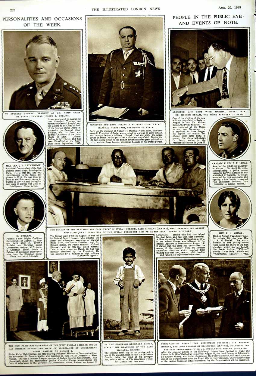 Old Vintage Print 1949 Hebrew Scrolls Cave Jericho Sukenik Plenderleith 20th