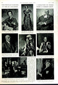 Old Vintage Print 1949 Fox Badger Oxford R.I Art Gallery Marsh Duchess 20th