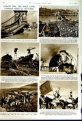 Original Old Vintage Print 1949 Ship Ajax Skyrocket Empire Kan Norton Palermo