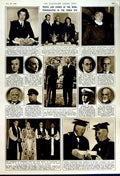 Old Vintage Print 1949 Franco Churchill Prince Charles Clarence Bishops 20th