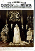 Old Vintage Print 1949 Earl Harewood Marion Stein Wedding Royal Family 20th