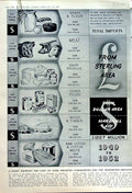 Old Vintage Print 1949 Chart Costs Commodities British Exports Imports 20th
