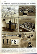 Original Old Vintage Print 1949 House Commons Silent Call-Boy Chamber Gallery