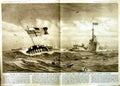 Old Vintage Print 1949 Battle Trafalgar Ship Implacable Catherine'S Deep 20th