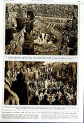 Old Vintage Print 1951 Grandeur Imperial Rome Nero Palace Vinicius Film 20th