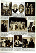 Original Old Vintage Print 1951 People Litchfield Shipton Hopkinson Cadbury Men