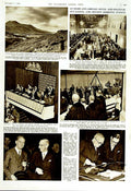 Old Vintage Print 1951 Wester Ross Signor Gasperi Queen Don Fleet London 20th