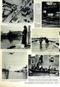 Old Vintage Print 1951 Floods Italy River Po Rovigo Adria R.A.F Aircraft 20th